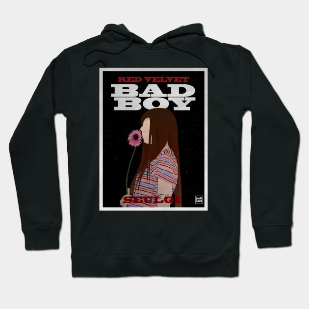 RED VELVET SEULGI  "BAD BOY" POSTER STYLE Hoodie by Jedi_amt